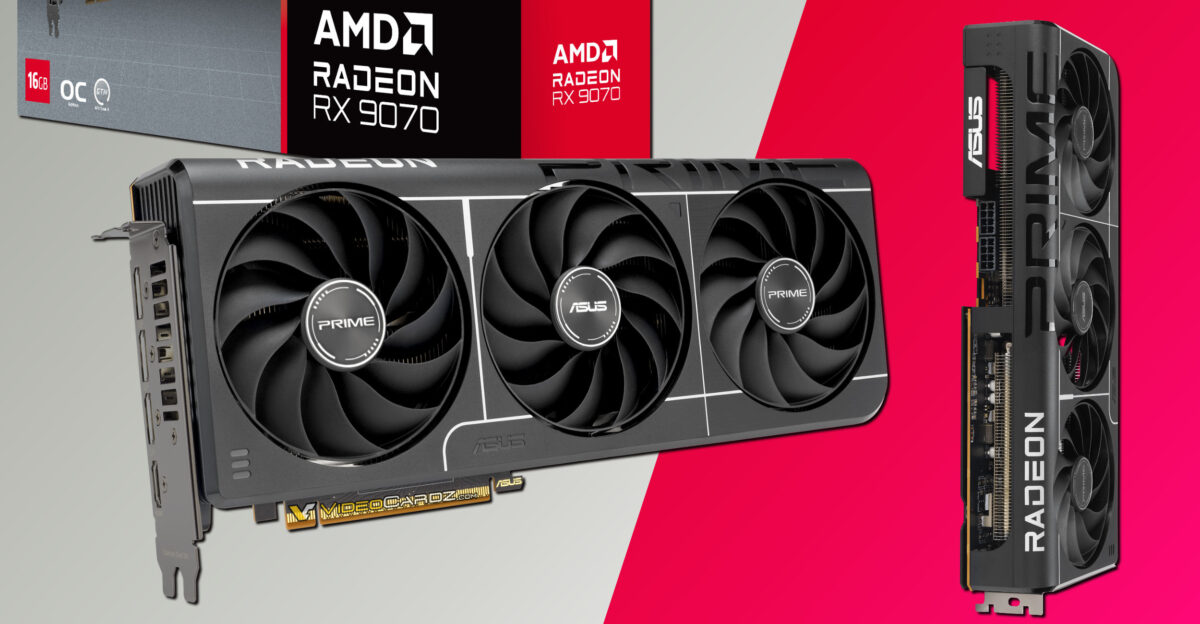 华硕推 Radeon RX 9070 PRIME EVO 显卡：规格依旧，外观微调