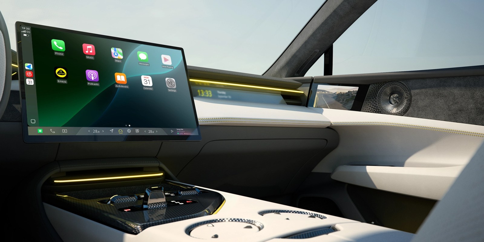 莲花汽车升级 CarPlay 体验：支持空间音频，让音乐在车厢内萦绕