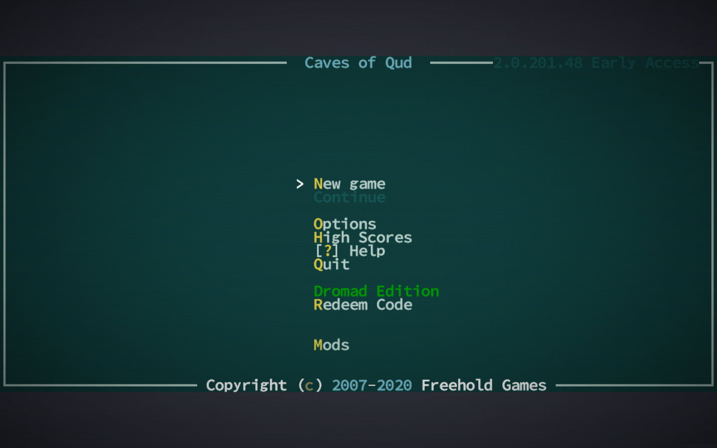 卡德洞窟 Mac版下载 Caves of Qud v2.0.210.22 英文版