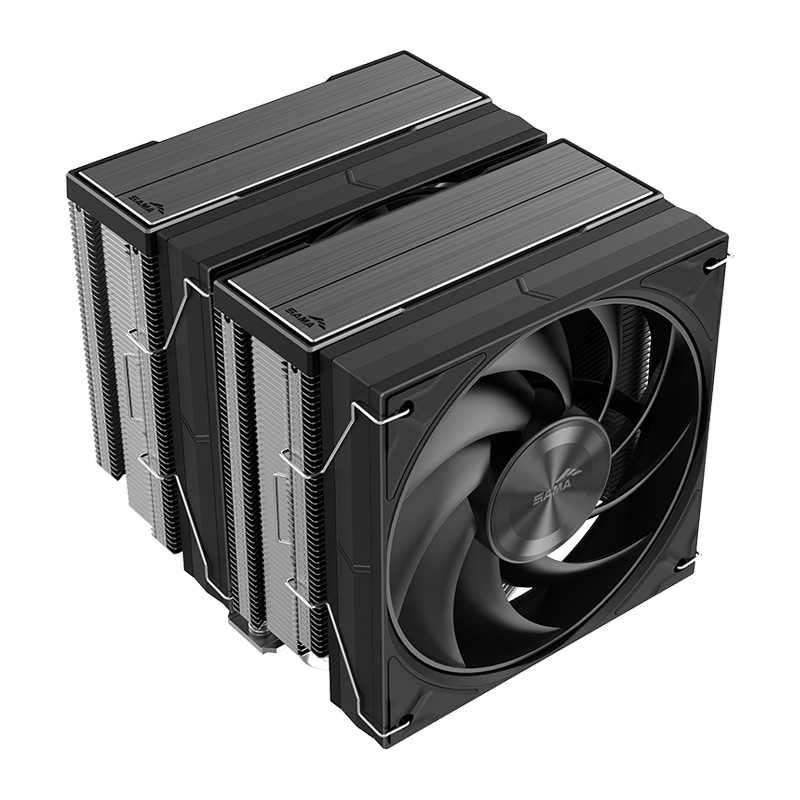 先马推出风洞 A60E 风冷散热器：双塔双风扇六热管 265W 解热，259 元