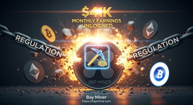 监管明确后的XRP新动态——BAY Miner应用上线，月收入潜力高达4.1万美元