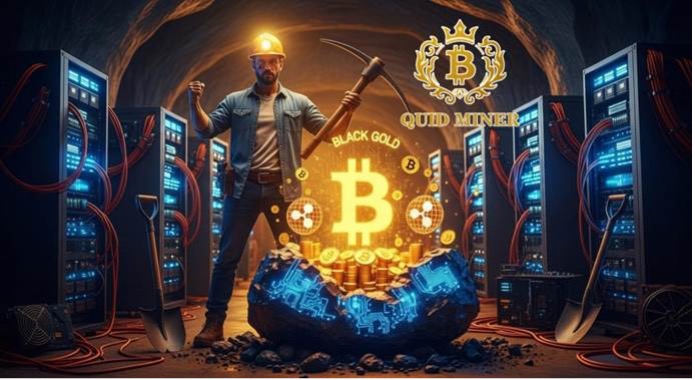 比特币、以太坊、瑞波币和狗狗币的加密货币热潮推动了对合规云挖矿的需求——Quid Miner助您实现被动收入