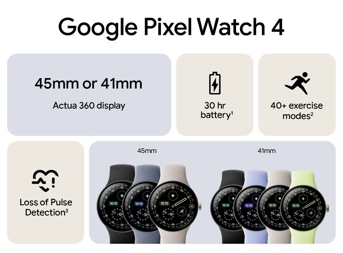 谷歌 Pixel Watch 4 智能手表抢先看：屏幕峰值亮度 3000 尼特，主打 AI 语音交互
