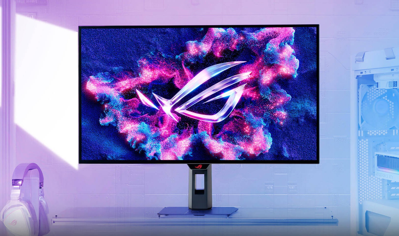 华硕 32 英寸 4K 240Hz / FHD 480Hz OLED 显示器 XG32UCWMG 上架，7499 元