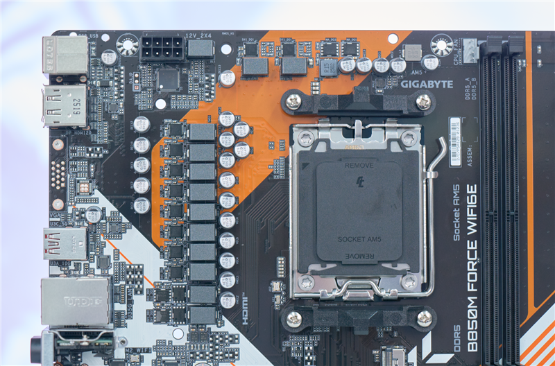 千元大厂主板！技嘉战鹰B850M FORCE WIFI6E评测：一键降低9ns内存延迟