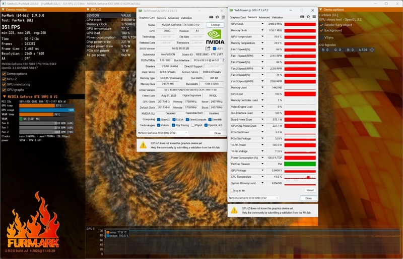 映众RTX 5090 D v2曜夜X3 24GB显卡评测：全新旗舰 575W功率释放依旧当今最强