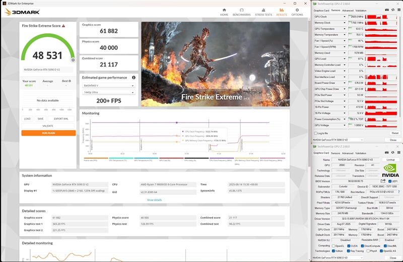 性价比甚至更强！七彩虹iGame RTX 5090 D v2 Vulcan OC 24GB首发评测：领先5080 50%