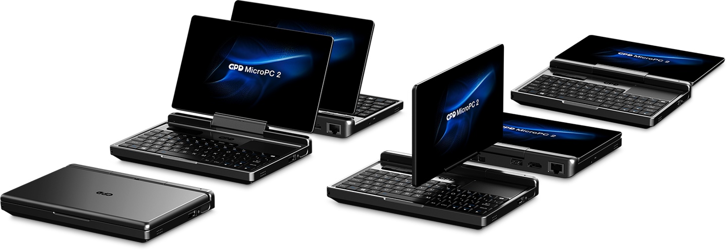 GPD MicroPC 2 迷你掌上笔记本新增 N300 版本：核心数量翻倍