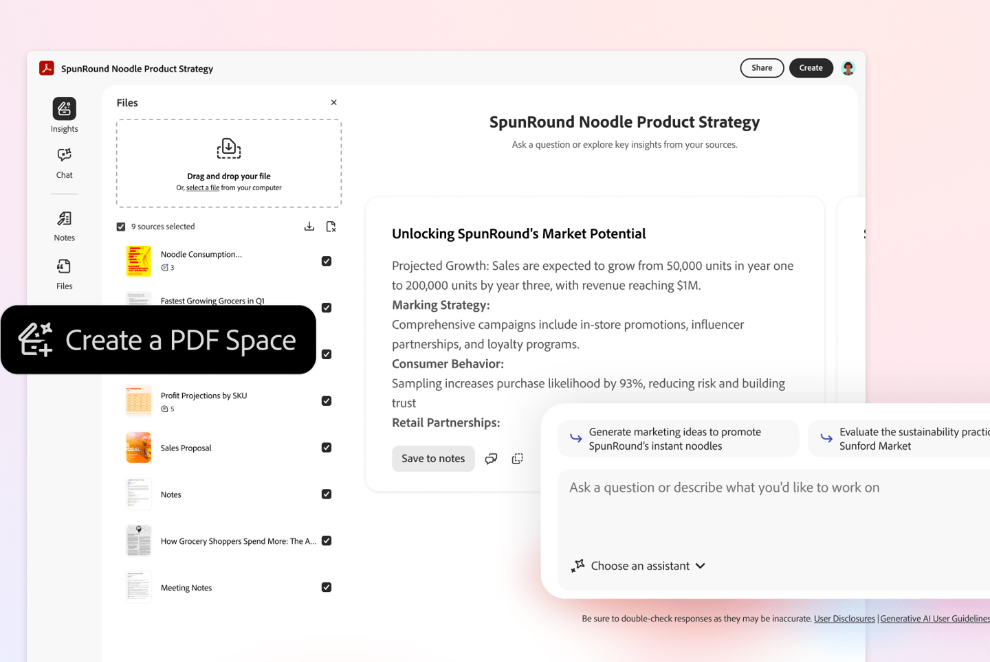Adobe Acrobat 推出全新文件中心：内置 AI 分析师、讲解员，帮你更好理解 PDF
