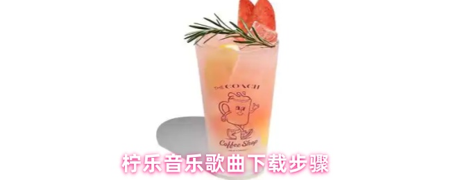 柠乐音乐歌曲下载步骤