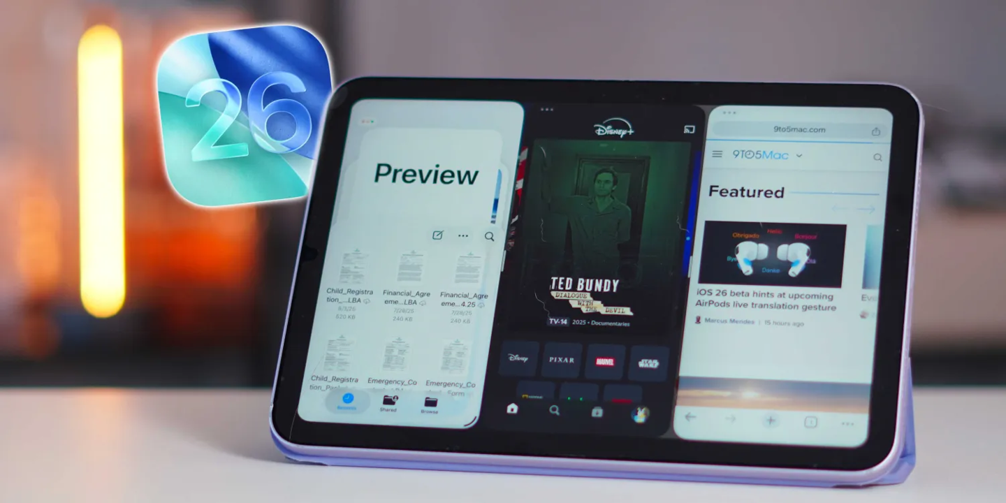 iPhone 会有桌面模式吗？8.3 英寸 iPad mini 实测苹果 iPadOS 26，可运行 8 个应用窗口