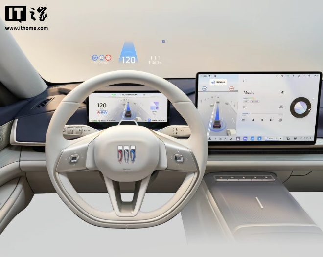 别克至境 L7 座舱公布：15.6 英寸中控屏 + 50 英寸全景 AR-HUD，高通 8775 芯片
