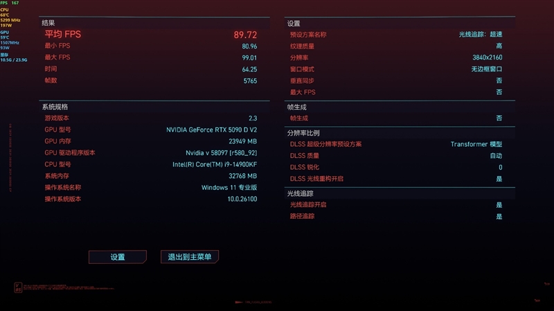 索泰RTX 5090 D v2 24GB SOLID OC显卡评测：性能依旧最强没有对手 顶级玩家的最佳选择