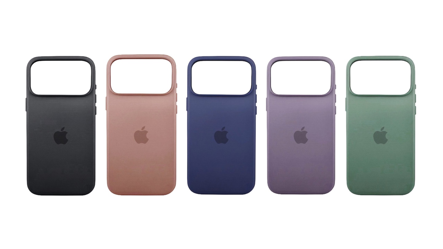 苹果 iPhone 17 系列 TechWoven 手机壳曝光：橙紫绿蓝灰齐上阵、支持挂绳