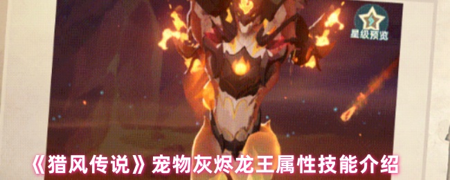 《猎风传说》宠物灰烬龙王属性技能介绍