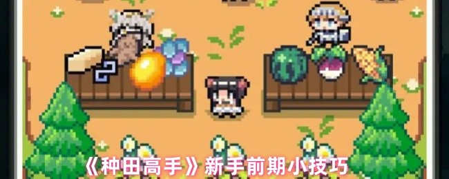 《种田高手》新手前期小技巧