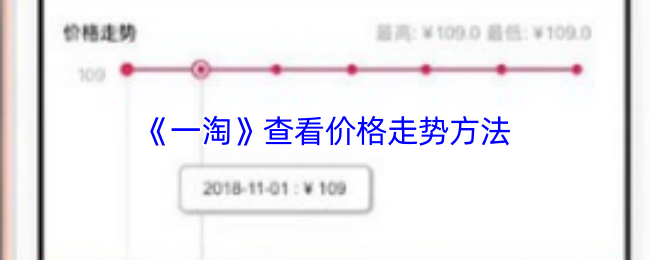 《一淘》查看价格走势方法