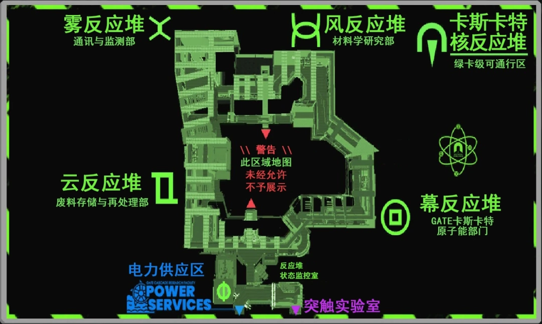 《非生物因素》游戏全重要区域地图分享