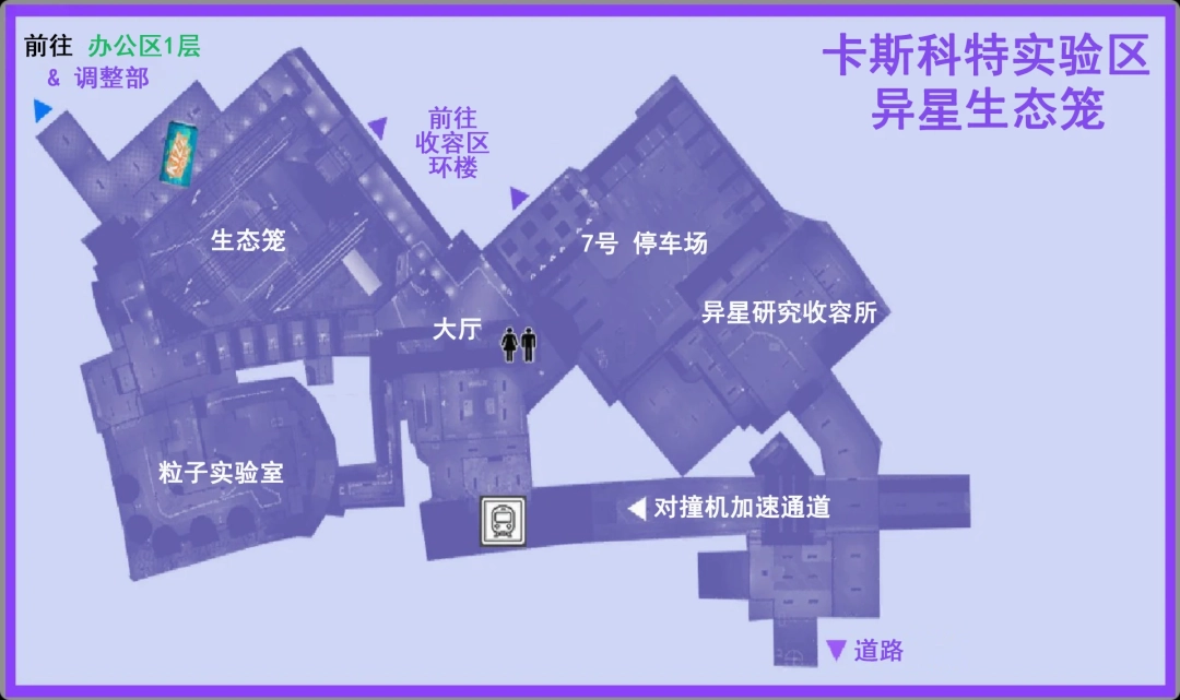 《非生物因素》游戏全重要区域地图分享
