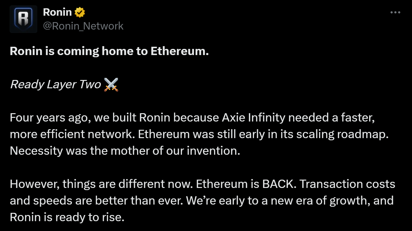 按下加速键的以太坊万亿雄心，我们将见证一波「回迁潮」？