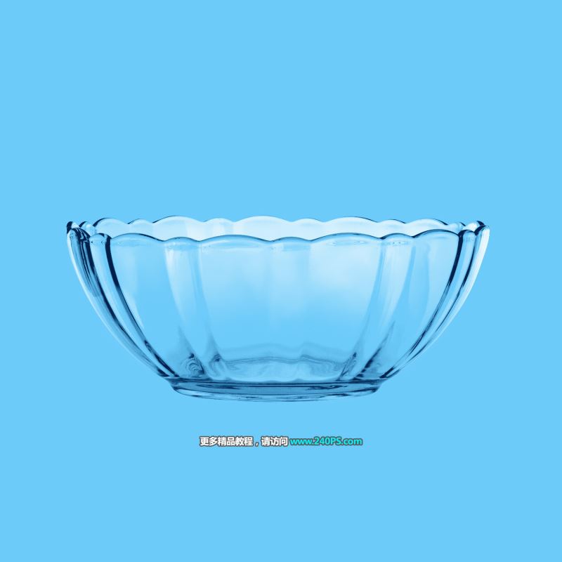 ps利用通道抠图快速抠出完整的玻璃碗图片教程