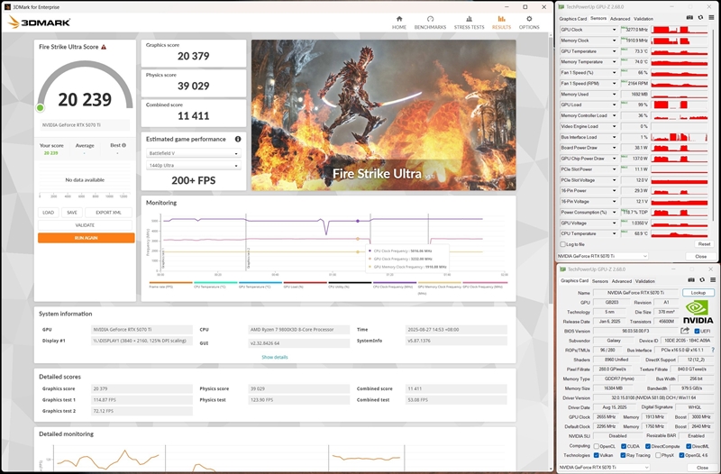 最强非公降临！影驰RTX 5070 Ti HOF OC LAB黑魂X显卡评测：供电、散热都是顶级