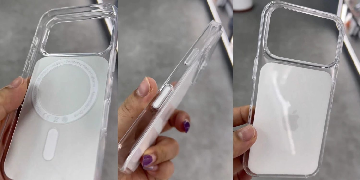 透明手机壳“不透明”？苹果 iPhone 17 Pro 官方壳被曝背部有大面积白色
