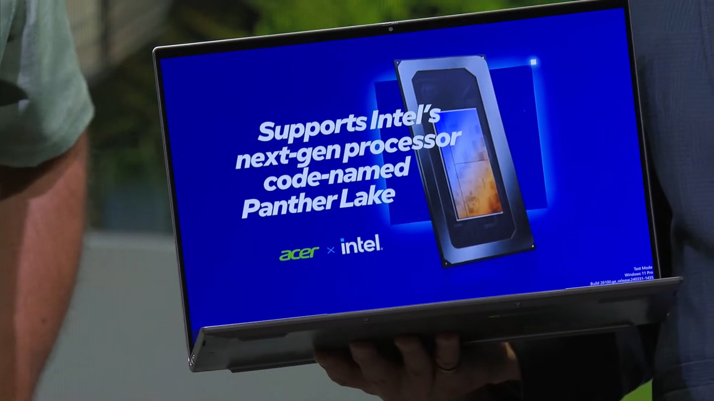 搭载英特尔 "Panther Lake" 处理器，宏碁展示新款 Swift 16 AI 笔记本