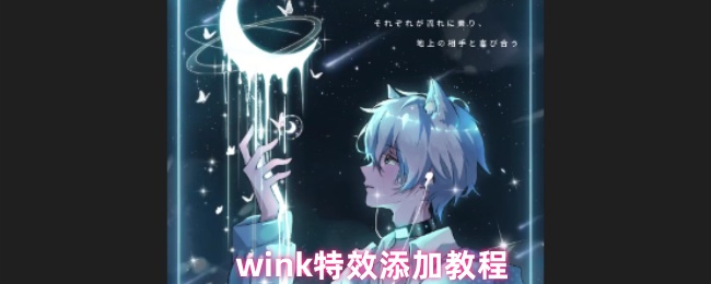 wink特效添加教程