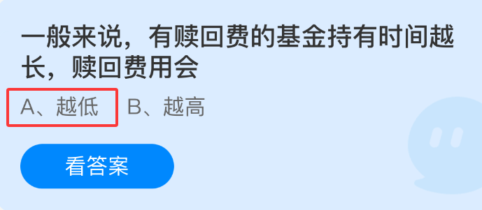 一般来说，有赎回费的基金持有时间越长，赎回费用会