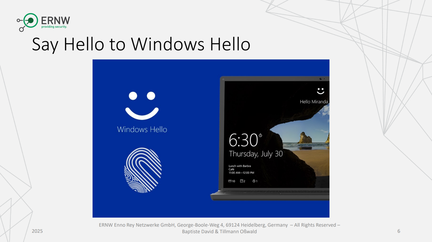 无需物理接触：Win11 Windows Hello 新漏洞披露，黑客可远程“换脸”登录用户设备