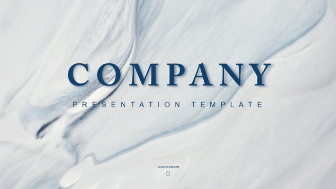 时尚设计感欧美风PPT模板