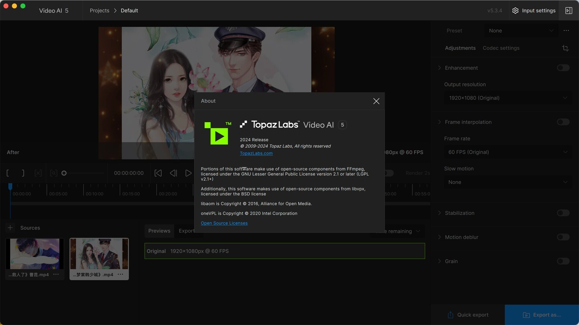 topaz video ai mac版 v7.1.3