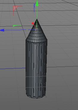 C4D怎么建模铅笔模型? c4d3d立体铅笔模型效果的制作方法