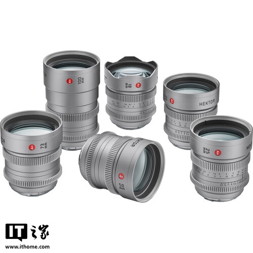 徕茨发布 Hektor T2.1 无反定焦电影镜头群：覆盖 18-100mm、可换 E / RF / Z / L 卡口，7390 美元起