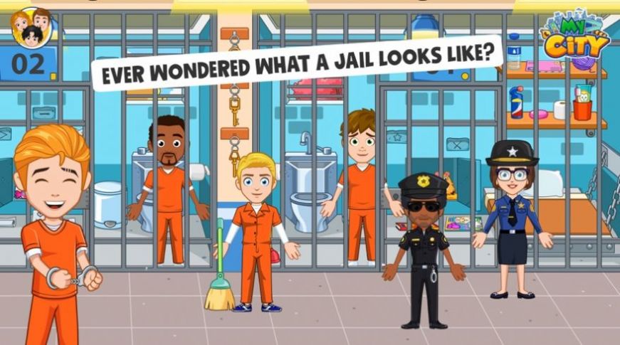 我的城市警察局游戏