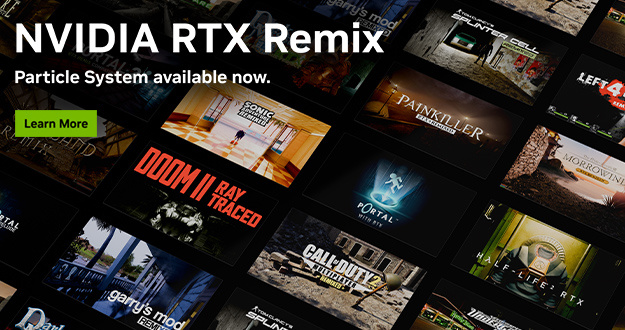 英伟达游戏 MOD 开发平台 RTX Remix 新增先进路径追踪粒子系统