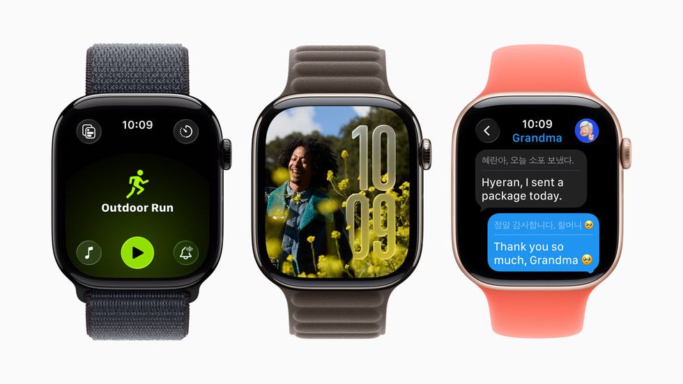 苹果 watchOS 26 正式版推送：液态玻璃设计改造界面
