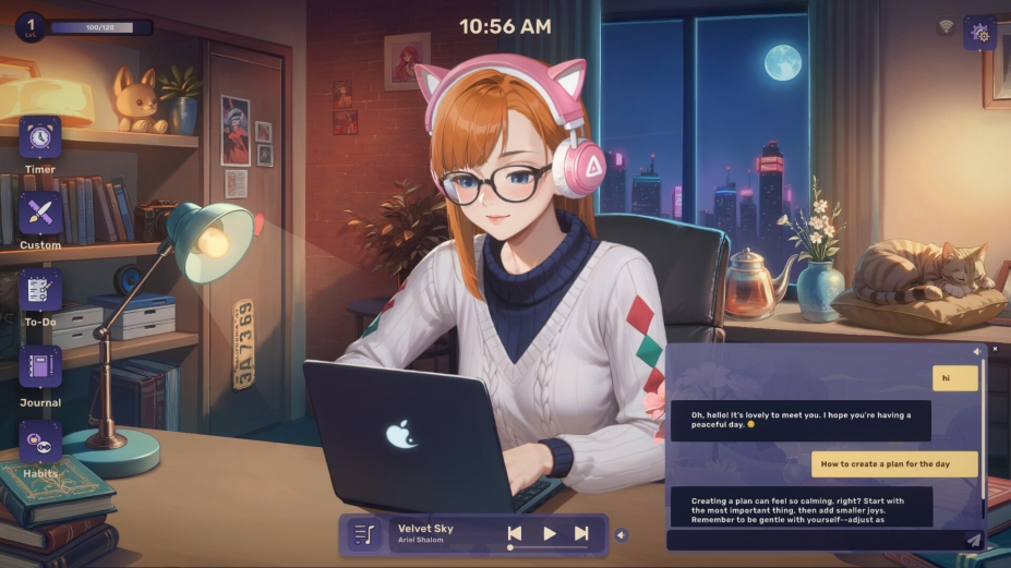 Lo-Fi女孩：AI助手免安装绿色中文版