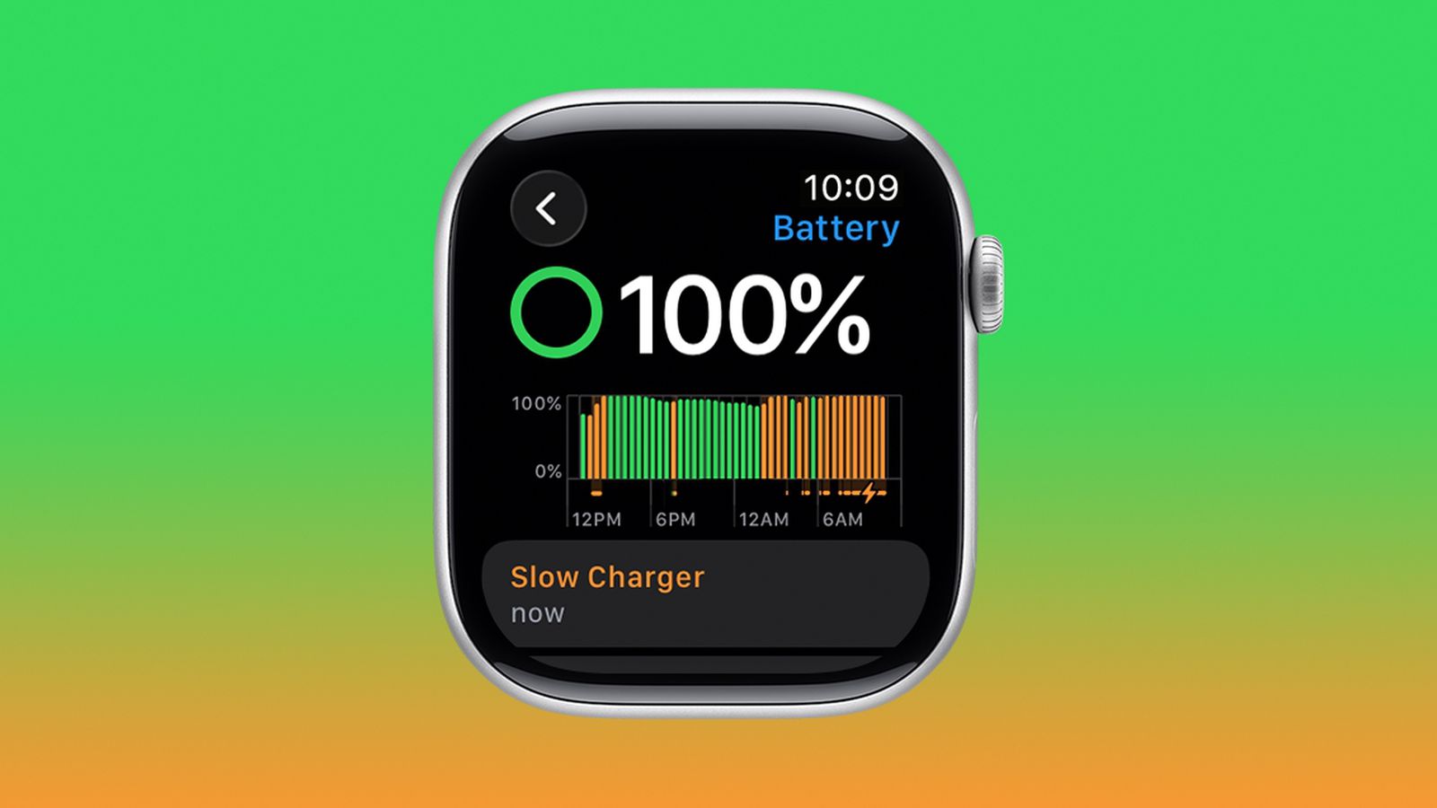 watchOS 26 新特性：苹果上线 Apple Watch 慢速充电橙色提醒