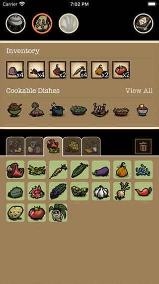 dont starve cookbook苹果版
