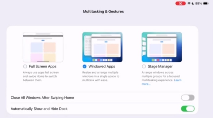 全面提升生产力：初探苹果 iPadOS 26 多任务体验，操作更像 Mac
