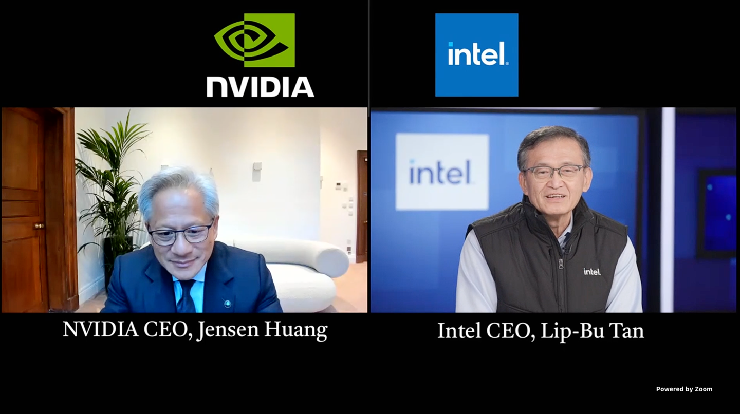 黄仁勋：英伟达、英特尔将共同开发“革命性”芯片，由台积电代工