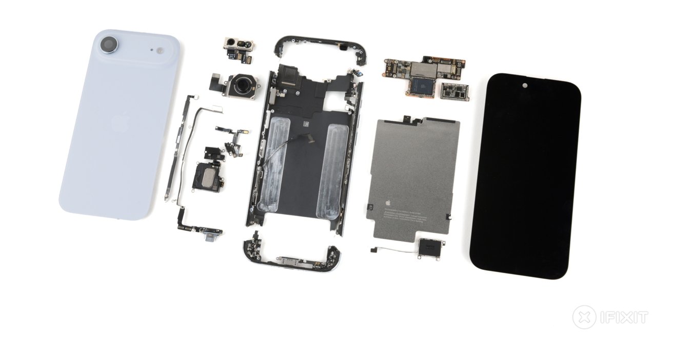 iFixit 拆解 iPhone Air，揭示苹果如何通过结构优化实现超薄机身
