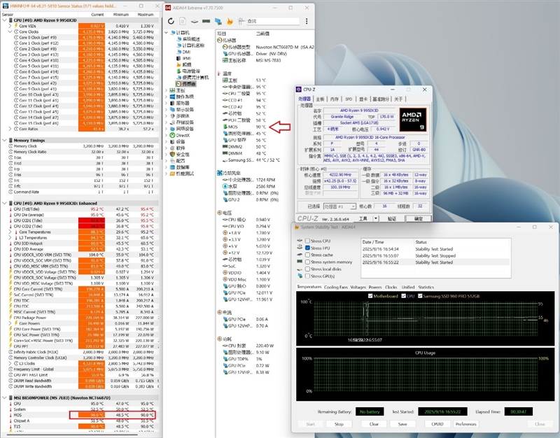 内存超频最强的千元板！微星B850MPOWER主板评测