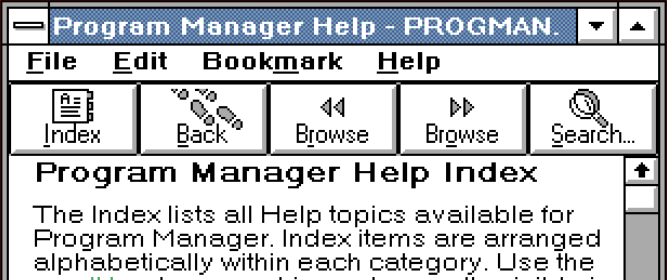 历史解码：微软 Windows 3.0 中 WinHelp “在线帮助”非指联网