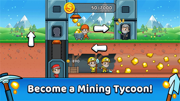 采矿大亨掘金之旅最新官方版(Idle Miner)