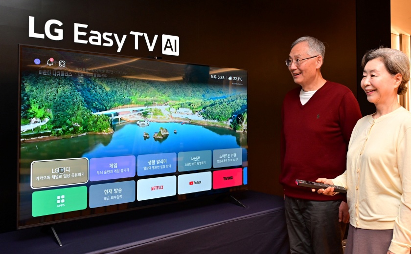 LG 电子推出老年人友好电视 LG Easy TV：简化操作，重新设计遥控器