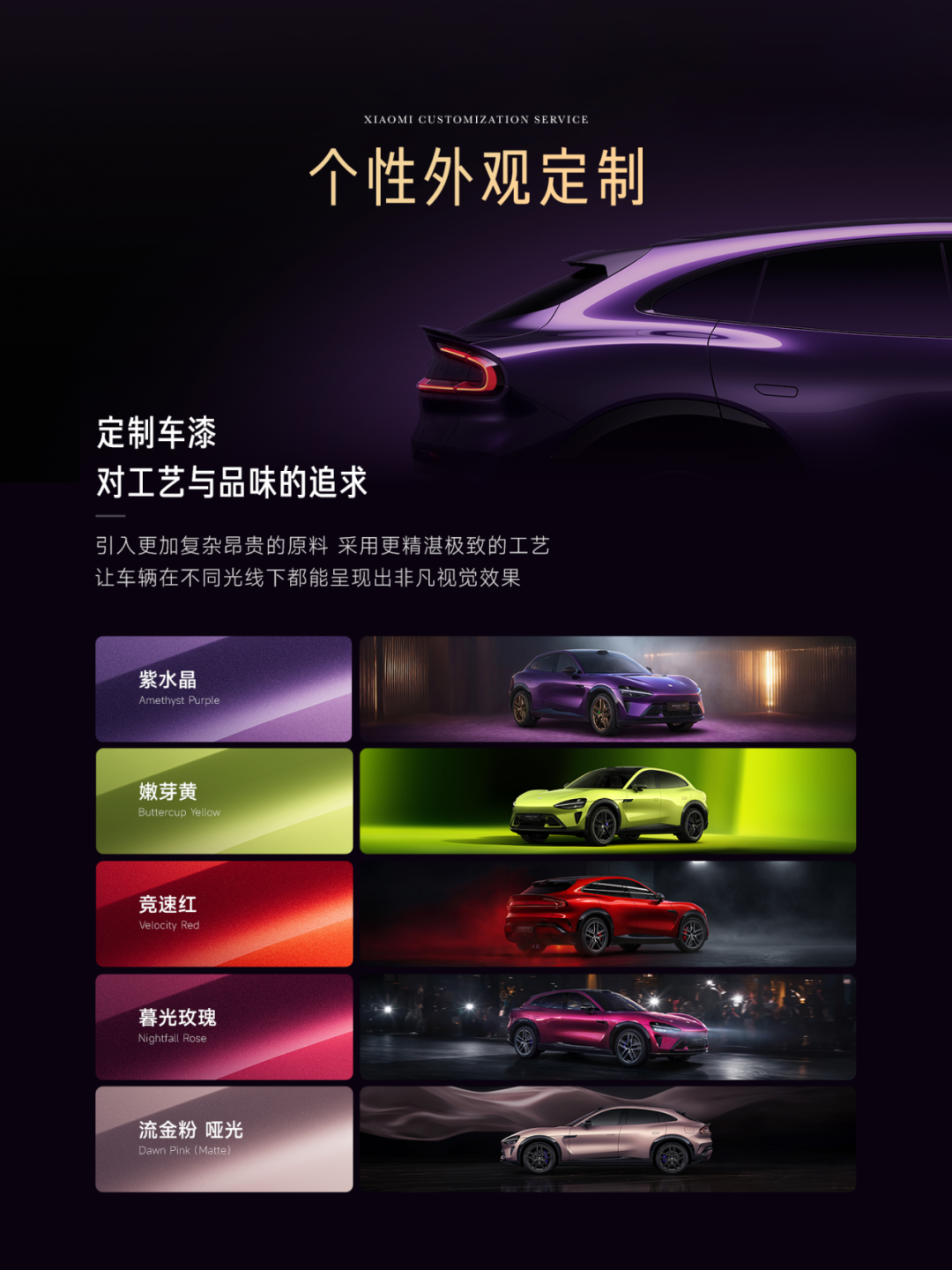 小米汽车详解“定制服务”：首期试运营一年、定金 8 万，从 YU7 Max / SU7 Ultra 开始，每人限一台