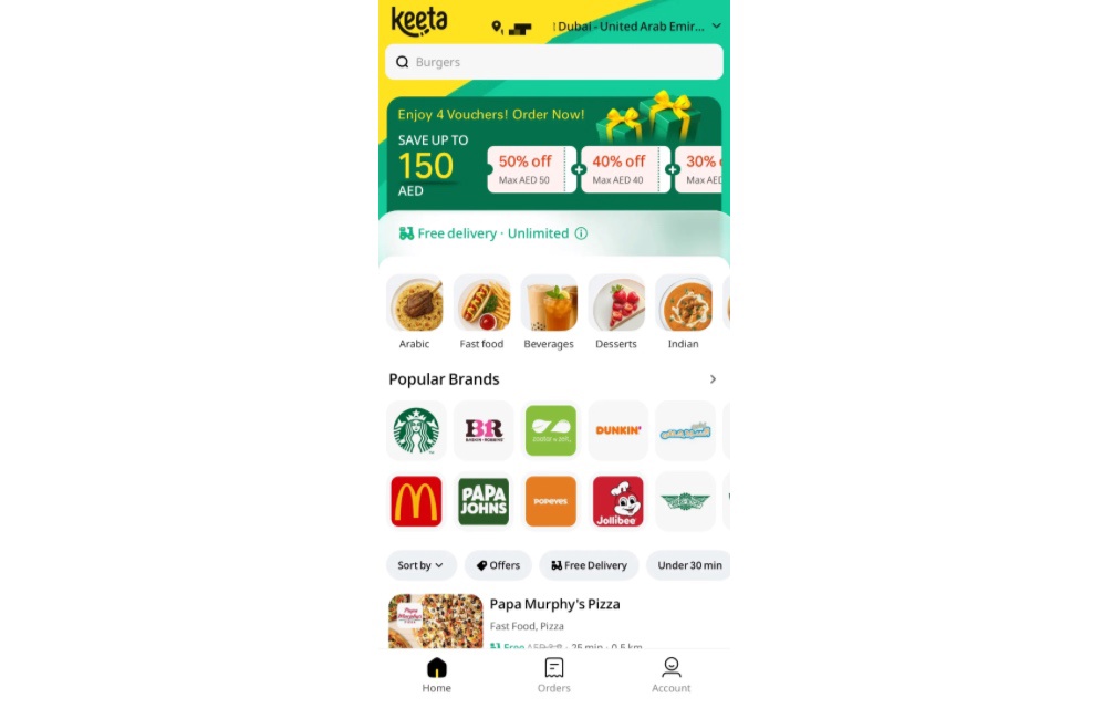 40 天连开 3 国：美团 Keeta 外卖服务上线阿联酋迪拜